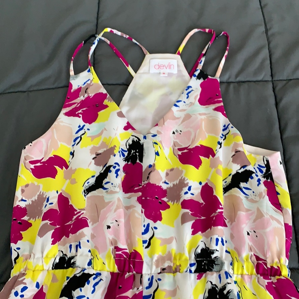 Maxi dress with slit in front